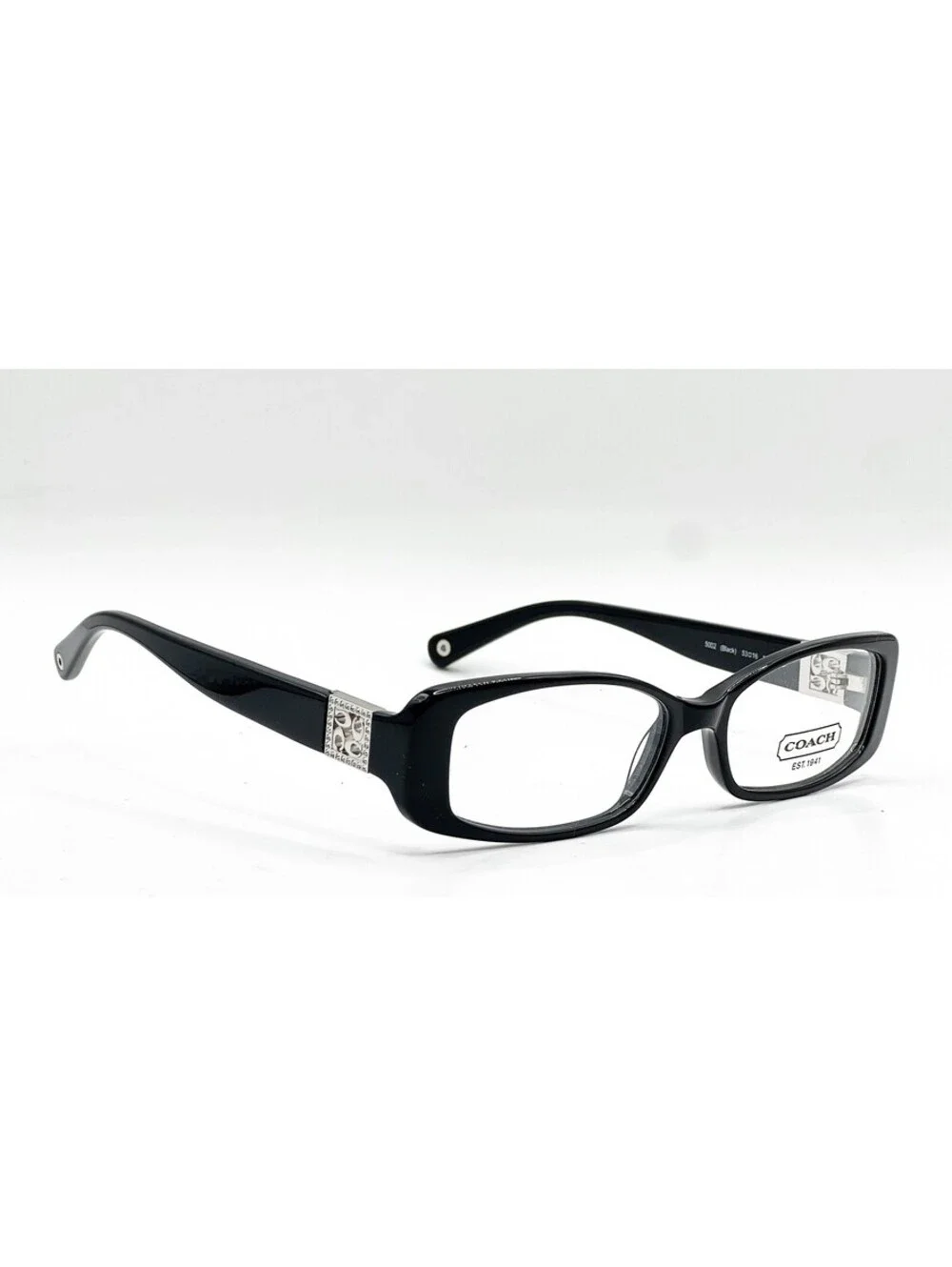 Coach HC 6006B 5002 Black Full Rim Authentic Eyeglass Frames 53-16-135